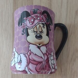 Minnie Mouse 16 Oz. Exclusive Disney Park Mug Mornings Aren't Pretty NWOT